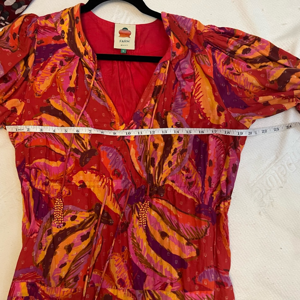 FARM Rio Colorful Feather Print Mini Dress - Picture 3 of 12